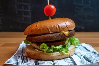 Hamburger  de vegetarian 