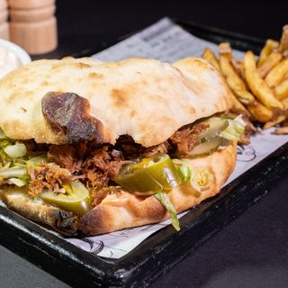 Texas beef brisket sandwich