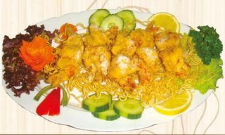 Krewetki w soli i pieprzu z trawą cytrynową 6szt