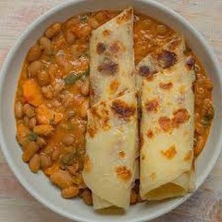 Chapati Yellow Beans