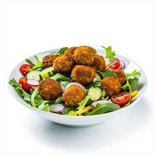 Ensalada con Falafel