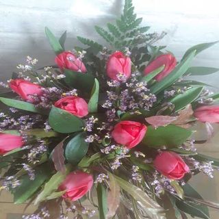 Ramo De 10 Tulipanes Variados