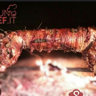 Mezzo coniglio alla brace