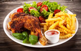 Zestaw na talerzu - Udko z kurczaka średni World Special