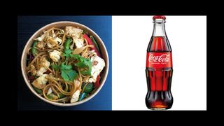 Chicken Chow Mein + Coca-Cola