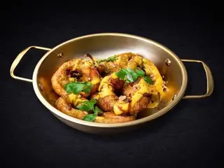 Асорті кільця кальмара та цибуля фрі (175g)