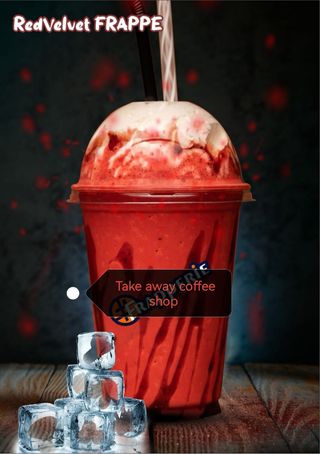 Red Velvet frappe