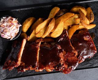 Coaste de porc barbeque