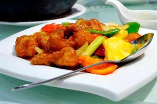 58 Maiale in salsa agrodolce