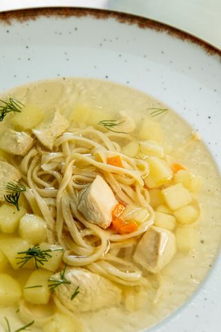 Суп курячий з лапшею