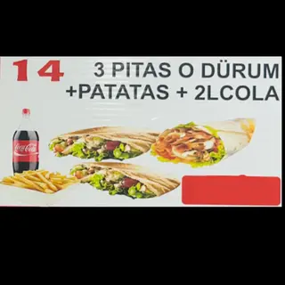 Menú 3 Durum