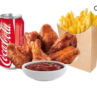 Alitas de pollo Menu