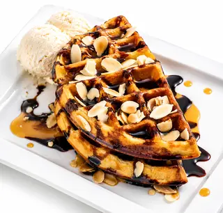 Waffle Nutella Almond