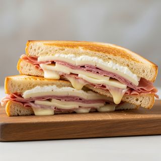 Panino 4 formaggi + cotto