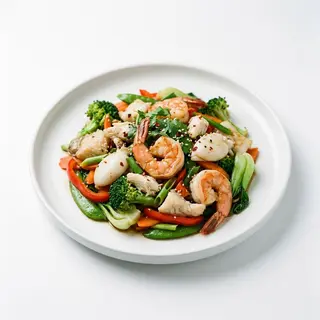 Marisco Con Verduras