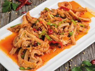 Требуха с перцем