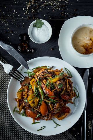 Лагман жареный