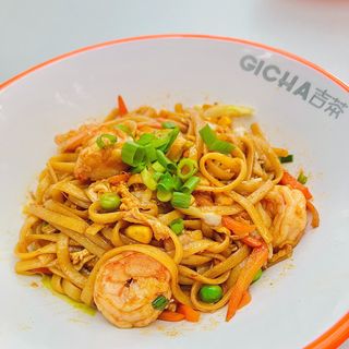 Arroz / Tallerines frito con Gambas