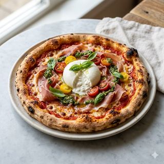 Pizza Burrata (32 Cm.)