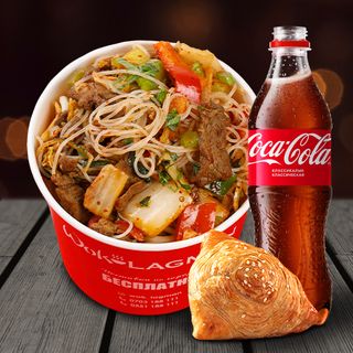 Комбо с Coca-Cola "Лагман с фунчозой"