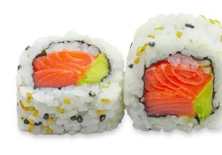 54B·Uramaki de salmón (8 uds.)