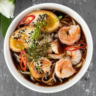 Рамен з креветками