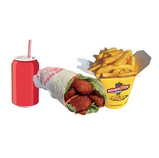 Menù piadina falafel