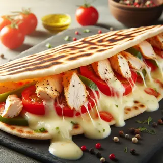 Гриль - лаваш "З куркою, сиром та овочами", 290 г