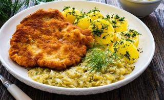 Kotlet schabowy w zestawie