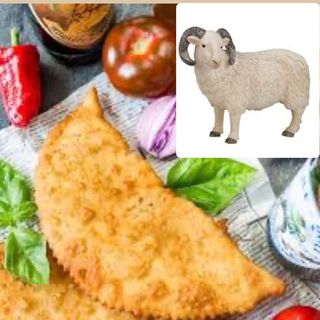 Чебурек с бараниной 