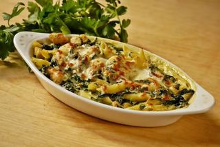 Penne con pollo e gorgonzola