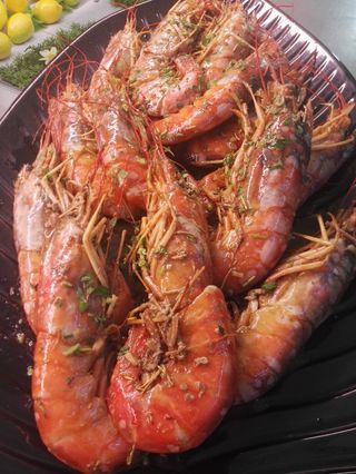 Gamberoni al rosmarino