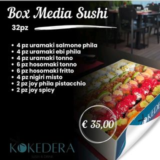 Box Media Sushi *32pz*