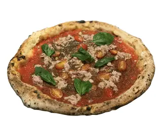 Pizza La de atún