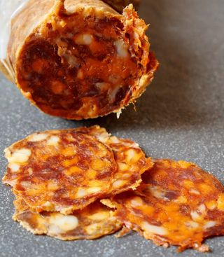 Carnati Chorizo iberici Cebo Spania 1kg - pret raportat la 100 gr