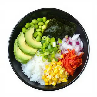 Bowl De Avena Salada Con Queso