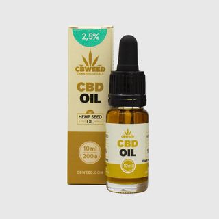 Óleo de CBD 2,5% com óleo de Sementes de Cânhamo 10ml