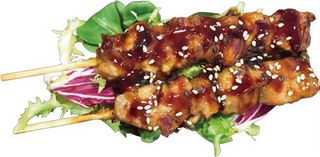 91.Brochetas De Pollo