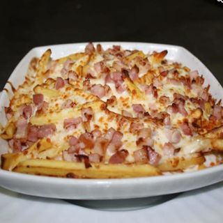 Patatas Gratinadas Con Queso Y Bacon 