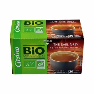 Thé Noir Earl Grey Bio X20 Sachets 40G - Casino Bio