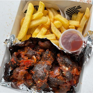 Peppered Gizzard & Fries