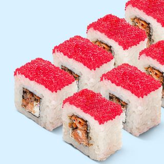 Ролл "Лосось с тобико"