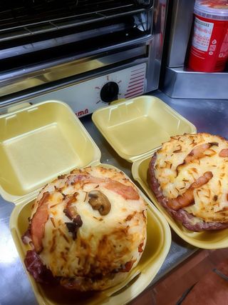 Hamburguesa Crispy Gratinada