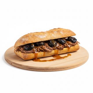 Sandwich Viande Aux Pruneaux