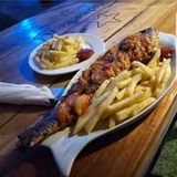 Grilled Cat Fish and Chips