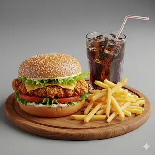 Chicken burger - menù