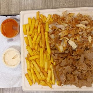 Talerz kebab z samym mięsem