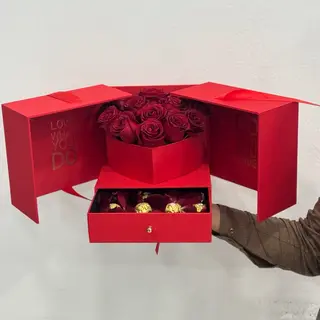 Box Floral chocolate