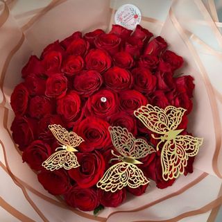 50 roses rouges. Lux 90