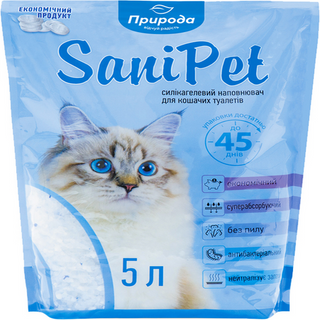 Наповнювач силікагель SANI PET 5л